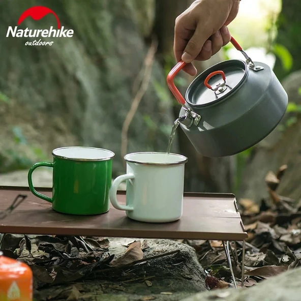Naturehike Alüminyum Kamp Çaydanlık 1.1 Lt - 8