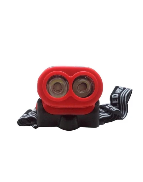 pilelistore Çift Başlı Pilli Kafa Lambası Feneri - 4