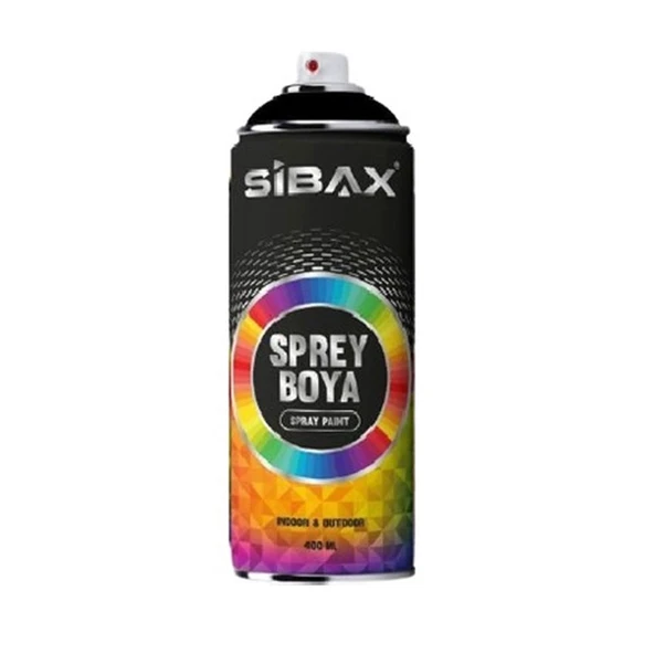 Sibax Sprey Boya Mat Siyah 400ML ürün görseli