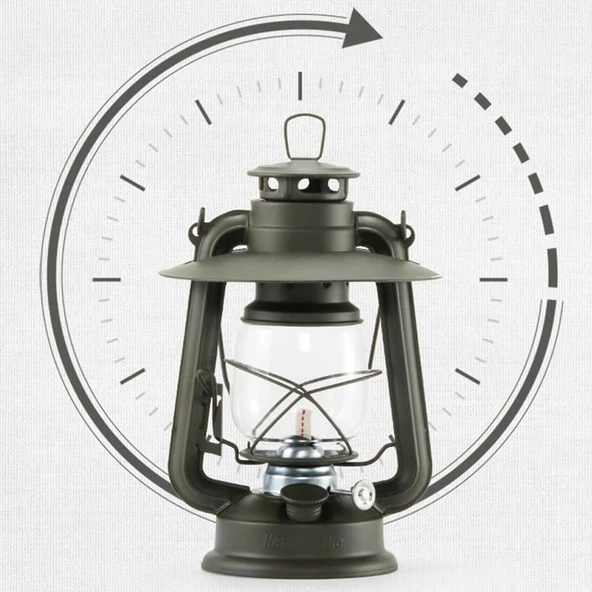 Naturehike Glamping Klasik Gaz Lambası (Koyu Yeşil) - Resim 2