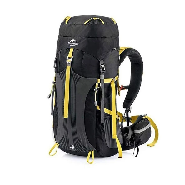 Naturehike 55+5LT Trekking Sırt Çantası Siyah ürün görseli
