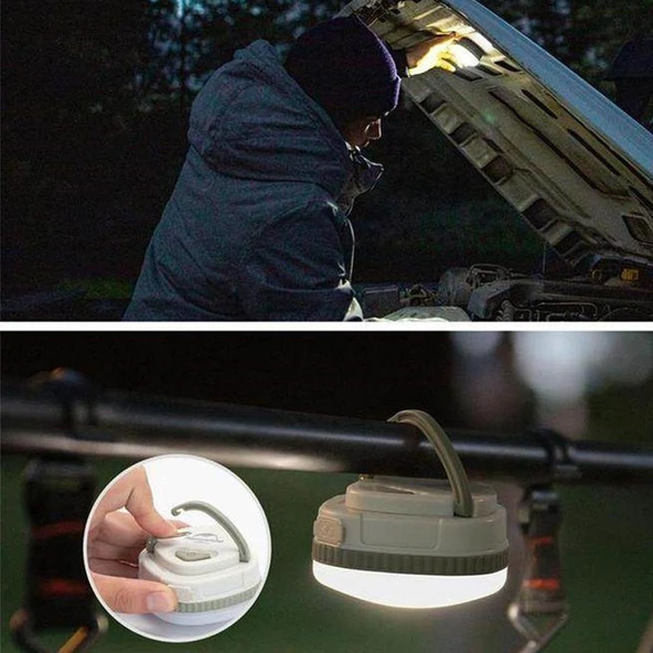 Naturehike D300 Led Kamp Lambası (3xAAA) Sarı - 3