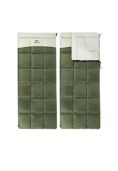 Naturehike Zarf Tarzı Pamuklu Uyku Tulumu -4° Kahverengi Left (Sol) - Resim 3