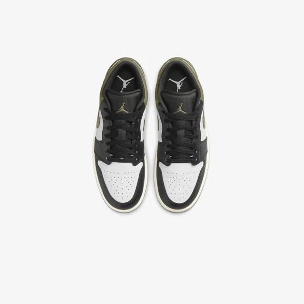NİKE Jordan Air 1 Low Erkek Siyah Spor Ayakkabı - 4