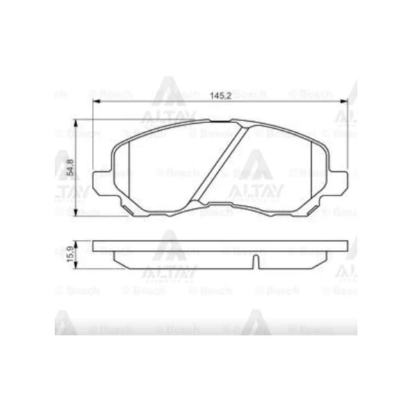 FREN BALATA LANCER 03-11 / ASX 11-13 ÖN ürün görseli