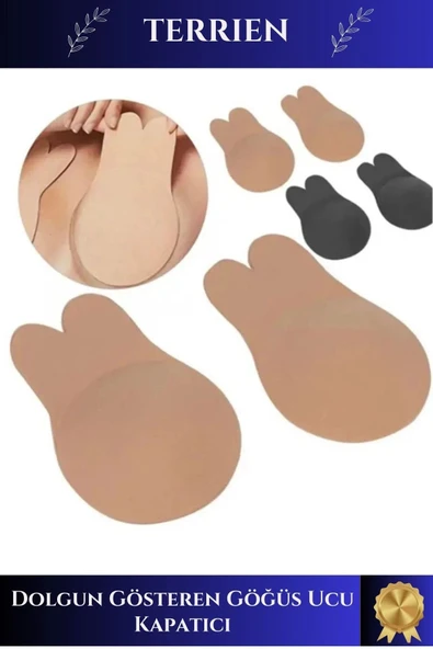 Özel Üretim Dikişsiz Göğüs Dikleştirici Dolgun Gösteren Göğüs Ucu Kapatıcı Dikleştirici Sütyen - 3