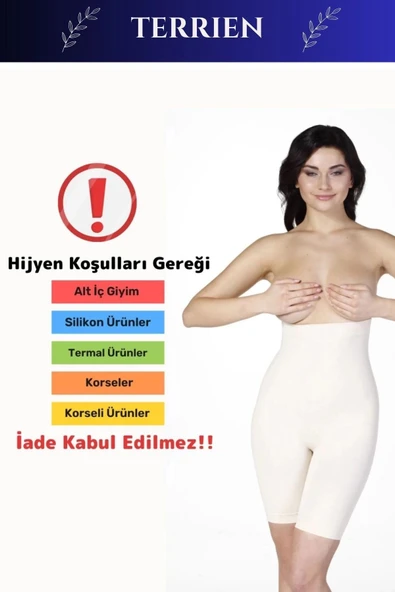 Özel Üretim Toparlayıcı Sıkılaştırıcı Şekillendiri İz Göstermez Kaymaz Kadın Popo Açık Paçalı Korse - Resim 5