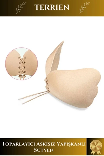 Özel Üretim Kaymaz Dikişsiz Göğüs Dikleştirici Dolgun Gösteren Toparlayıcı Askısız Yapışkanlı Sütyen - 2