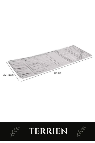 Özel Üretim Katlanabilir Isıya Dayanıklı Paslanmaz Kızartma Pişirme Yağ Koruyucu Alüminyum Paravan - 2