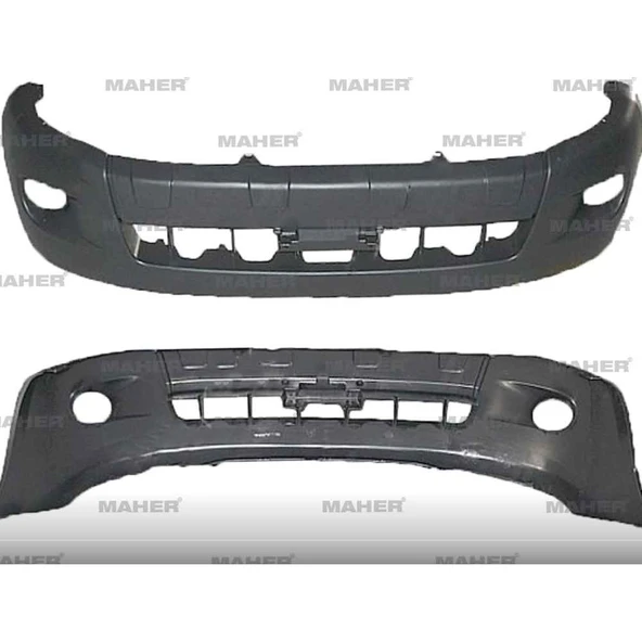 TAMPON HILUX ÖN 06-09 D4D 4X4 SİYAH DODİK DELİKLİ SİSSİZ ürün görseli