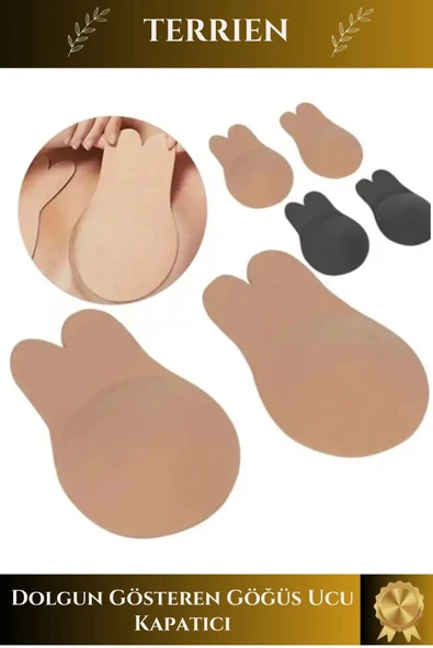 Özel Üretim Dikişsiz Göğüs Dikleştirici Dolgun Gösteren Göğüs Ucu Kapatıcı Dikleştirici Sütyen - Resim 3