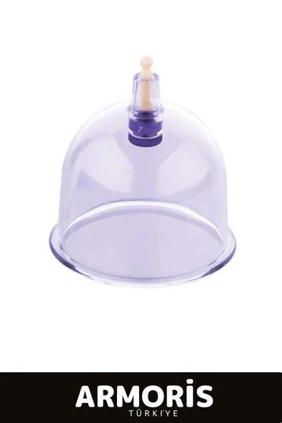 Yeni Nesil Selülit Çatlak Giderici Vakumlu 7 Numara Hacamat Kupası 10 Adet - 4