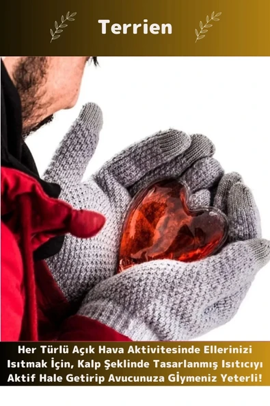 Kalp Şeklinde El Isıtıcısı Sihirli Jel Isıtıcı Torba Kalpli Cep Sobası 2'li Set - 3