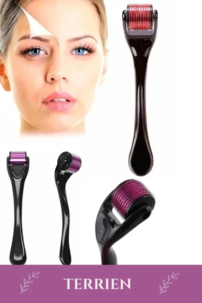 Derma Roller Titanyum Uçlu 540 İğneli Cilt Bakım Vücut Yenileme Masaj Aleti 0,50 mm - 2