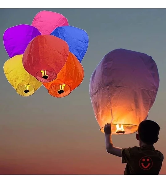 pilelistore Dilek Feneri Gece Gökyüzü Dilek Balonu