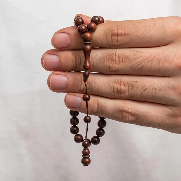 pilelistore Yuvarlak Kesim Kuka Tesbih - 4