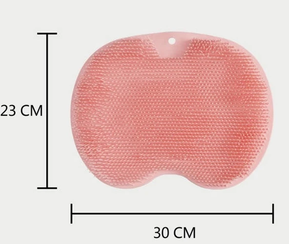 pilelistore Vantuzlu Banyo Sırt Fırçası ve Masaj Matı - 4