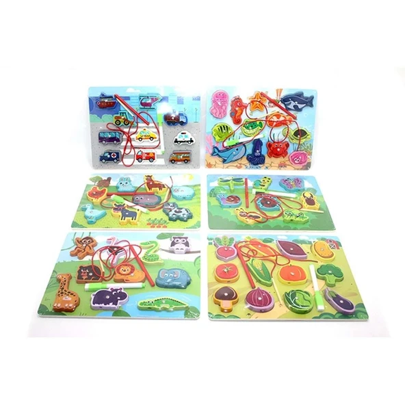 pilelistore Ahşap Mıknatıslı Tutma Oyunu Ve Yazı Tahtası