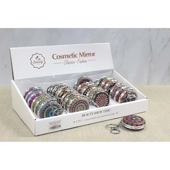 pilelistore Taşlı El Aynası Anahtarlık