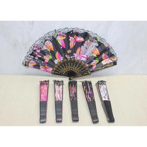 pilelistore Plastik Renkli Yelpaze - 2