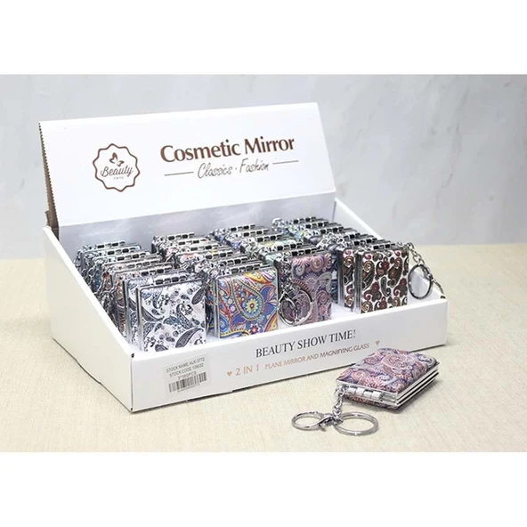 pilelistore Taşlı El Aynası Anahtarlık