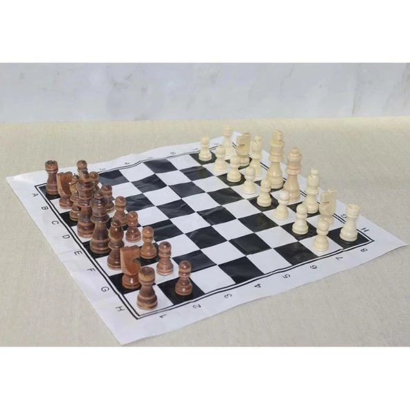 pilelistore Ahşap Satranç Taşı 9 Cm