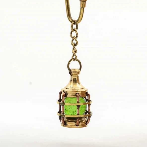 pilelistore Pirinç Gaz Lamba Tasarımı Anahtarlık