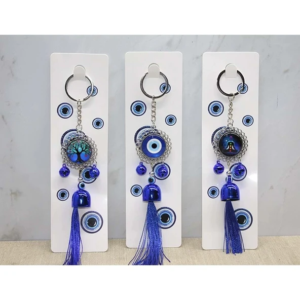 pilelistore Metal Nazar Boncuğu Anahtarlık ürün görseli