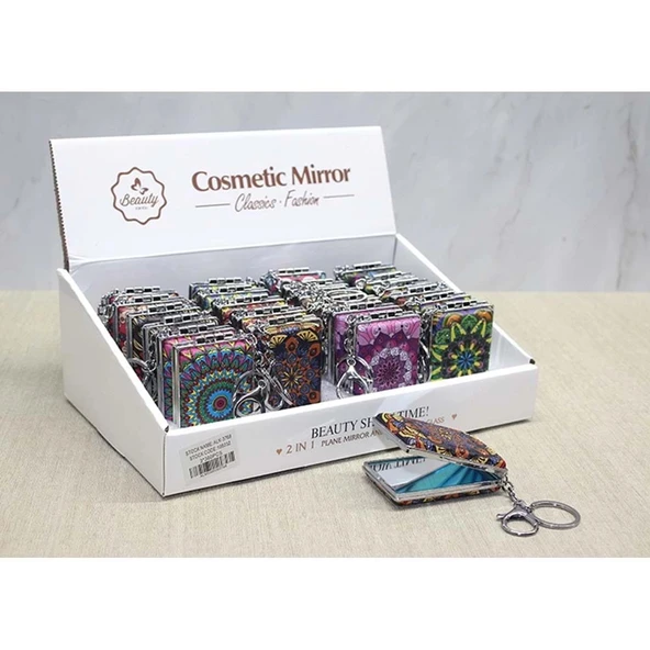 pilelistore Taşlı El Aynası Anahtarlık - Resim 2