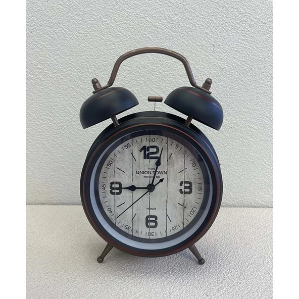 pilelistore Metal Çalar Saat - 2