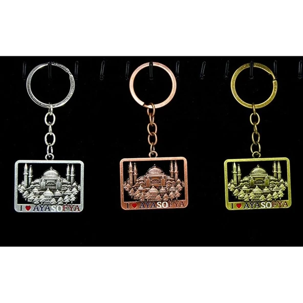 pilelistore Metal Ayasofya Anahtarlık - Resim 2
