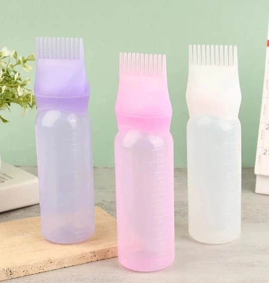 pilelistore Taraklı Saç Boyama ve Bakım Yağı Uygulama Şişesi - 4