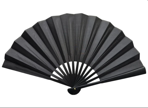 pilelistore Plastik Kumaş Yelpaze 12'li Siyah