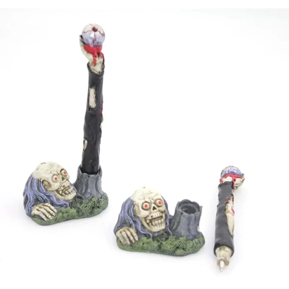 pilelistore Polyester Kurukafa Tükenmez Kalem - 2