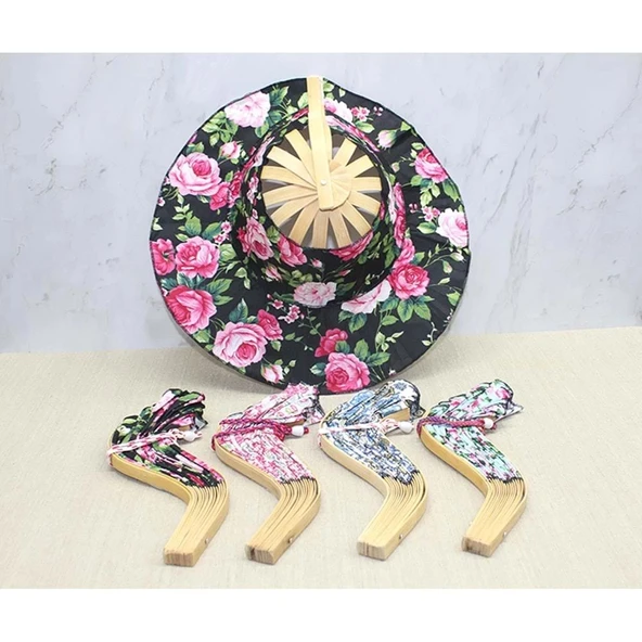 pilelistore Ahşap Şapkalı Yelpaze - 2