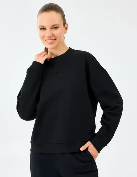 Skechers W Essential Crewneck Sweatshirt S2610011 Sweatshirt Kadın Sweatshirt ürün görseli 1
