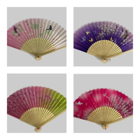 pilelistore Ahşap Yelpaze 12 Adet