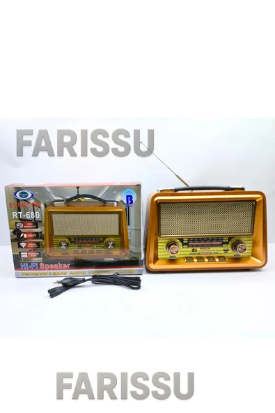 Nostaljik Tasarımlı, Modern Özellikli Everton RT-880BT Bluetooth Hoparlör ve Radyo - 5