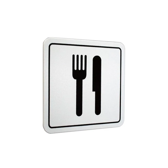 İzmir Fırça 12x12 cm Sembol Restaurant PVC Tabela (İZ-552227) ürün görseli