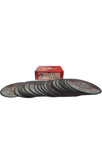 KARBOSAN Paslanmaz Çelik Inox Ince Kesme Diski 115x1.0x22.23 (25'Lİ) - Resim 3