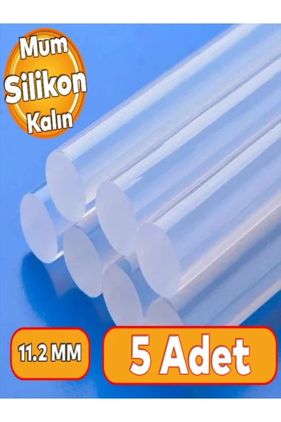 Somafix 5 Adet Kalın Mum Silikon Sıcak Silikon ürün görseli