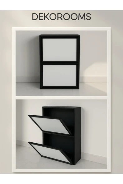 Dekoroom's Modern Ayakkabılık – DEKOROOMS Koleksiyonu - 2 Kapaklı