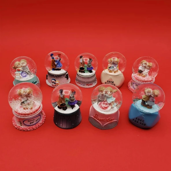 pilelistore Işıklı Mini Kar Küreleri - 3