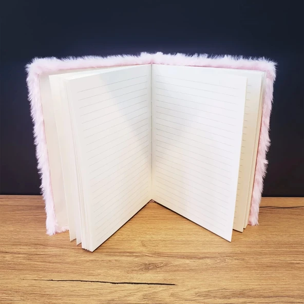 pilelistore Panda Tasarımlı Peluş Defter - Resim 2