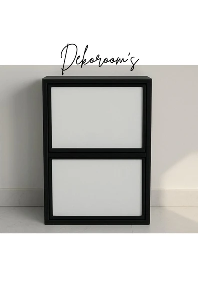 Dekoroom's Modern Ayakkabılık – DEKOROOMS Koleksiyonu - 2 Kapaklı - 2