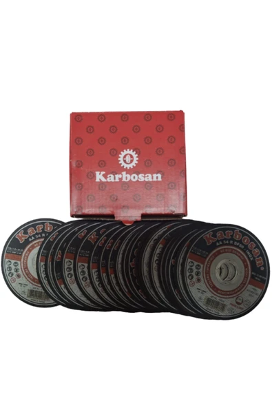 KARBOSAN Paslanmaz Çelik Inox Ince Kesme Diski 115x1.0x22.23 (25'Lİ) ürün görseli