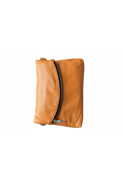 Atolye Luxora Hakiki Deri Katlanabilir Kadın Omuz Çantası