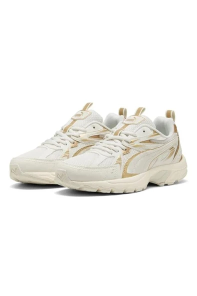 Puma Milenio tech Wmns DaylNight 402657 01 Kadın Yürüyüş ve Koşu Ayakkabısı Bej Altın 36-40 - Resim 6