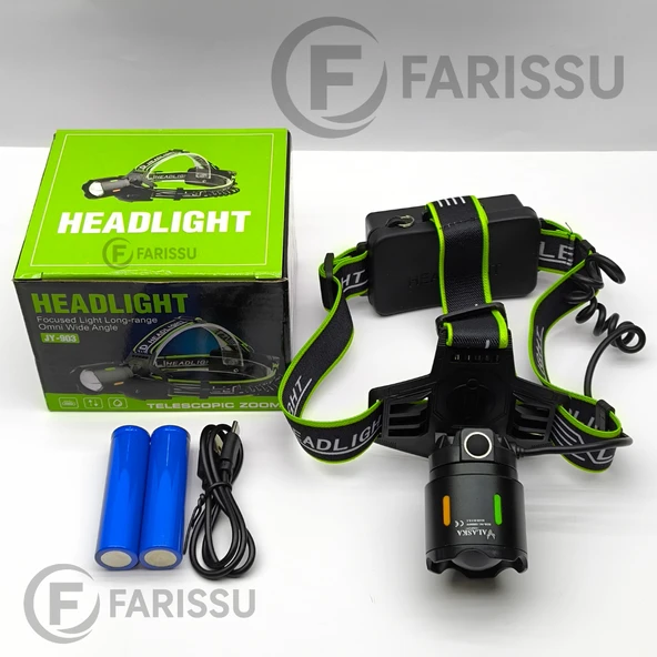 Yüksek Performanslı 30W Şarj Edilebilir LED Kafa Lambası - 7