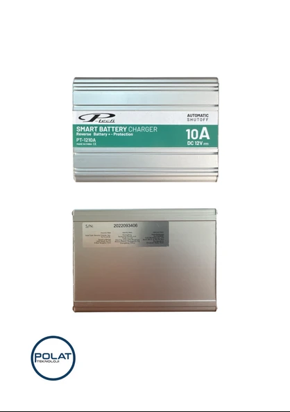 P-Tech Tam Otomatik Kesicili 12Volt 10Amper Akıllı Hızlı Akü Şarj Cihazı - 4